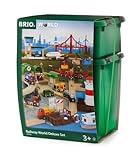 BRIO 33766 - Großes Premium Set, Kunststoffboxen, Bauernhof Tiere