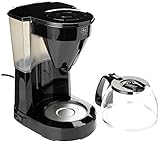 Melitta Easy – Kaffeemaschine mit abnehmbarem Schwenkfilter, Filterkaffeemaschine mit Glaskanne und Tropfstopp, für bis zu 10 Tassen Kaffee, schwarz