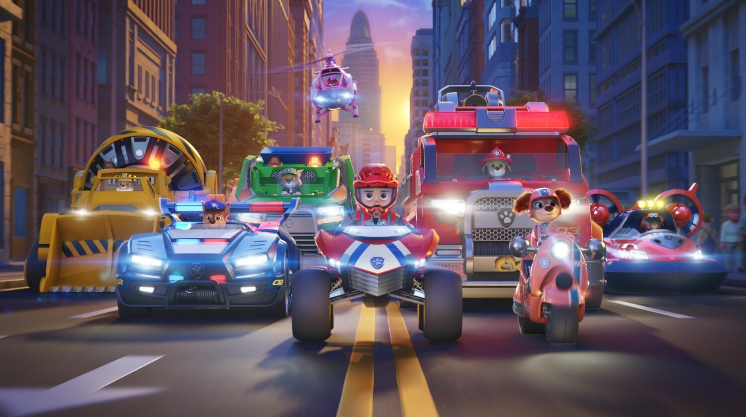 Die Hundestaffel der Paw Patrol in ihrem ersten Kinoabenteuer